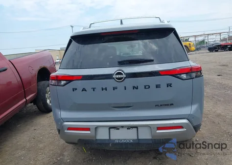 2023 Nissan Pathfinder Platinum Fwd из США, поврежденный, VIN 5N1DR3DH8PC238367